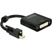 DeLOCK 62639 Mini-displayport / DVI Adapter [1x Mini-DisplayPort stekker - 1x DVI] Meerdere kleuren 0.25 m