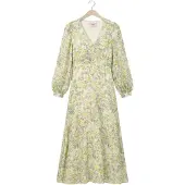Freebird Dames Jurken Wv-vis-poly-flower-26-1 - Creme - Maat S