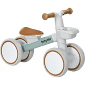 AIYAPLAY Kinderbalansfiets Aluminiumlegering, Kunststof 56L x 27B x 39H cm Groen+Wit