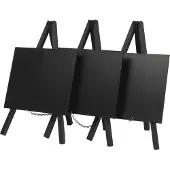 Genware Tafelkrijtbord Securit, mini, Zwart