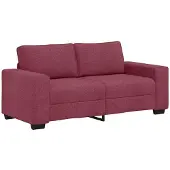 vidaXL 2-zitsbank wijnrood 180x77x82 cm stof