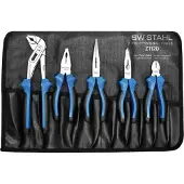 SW-Stahl SW-Staal tangenset Z1120: 120mm, 240mm, 180mm, 160mm, 200mm, 330mm, 80mm. Materiaal: chroom-vanadiumstaal. Gewicht: 1,526 kg, 1,52 kg, 198 g