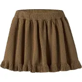 Lil´ Atelier Meisjes Rokken Nmfkopa Knit Skirt Lil - Bruin - Maat 116