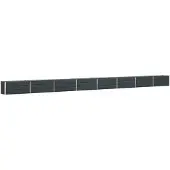 vidaXL - Plantenbak - Antraciet - 770 - x - 50 - x - 45 - cm - Gegevens - staal