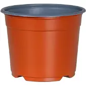 vidaXL Ronde Bloempot 100 st Terracotta Ø 10 x 8 cm Kunststof