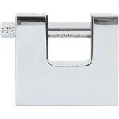 vidaXL Hangslot 2 st Zilver Staal