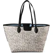 Valentino Shopper blauw denim / wit