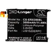 123accu Sony 1270-8451.2 / LIS1520ERPC accu (3000 mAh, huismerk)