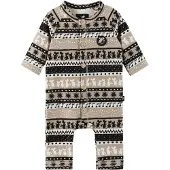 Reima Overall 'Moomin Mysig' beige / zwart / wit