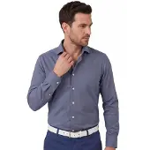 Olymp level 5 overhemd body fit navy
