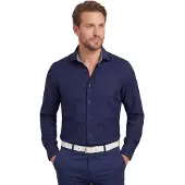 Olymp overhemd Luxor 24/Seven navy Modern Fit effen
