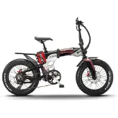 Villette Velocifero TNT vouw-fatbike zwart 20 inch 624Wh