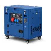 HBM diesel aggregaat, generator 532 cc dieselkrachtstroom 230/400V 7000W