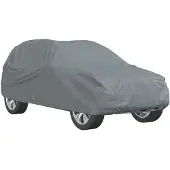 vidaXL Autohoes voor SUV M nonwoven stof volledig grijs