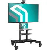 ONKRON TS18-81 Steun TV Op Wielen Voor LCD OLED Plasma Televisies Van 55 Tot 80 Inch Voorzien Van Twee Planken Voor Equ