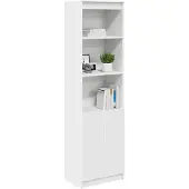 vidaXL Hoge kast, wit, 50x35x180 cm, houtvezel