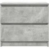 vidaXL Tv-meubel 60x35x54 cm bewerkt hout betongrijs