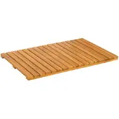 vidaXL Badmat 2 st Naturel 60 x 40 cm Massief Acacia Hout