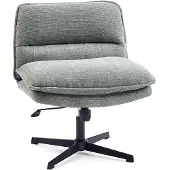 Hjh LIVING Draaistoel kruislingzitting / loungestoel Criss Cross 20 stof groen