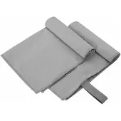 vidaXL Sporthanddoeken 2 st Donkergrijs 50 x 30 cm