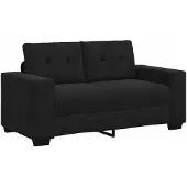 vidaXL Loveseat bank 160x77x82 cm fluweel zwart