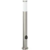 vidaXL Bolderverlichting met stopcontact 3 stuks 80 cm roestvrij staal IP44