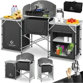 Kesser Campingkeuken Opvouwbaar - Campingkast inclusief Opbergtas - Kampeerkeuken Kampeerkast