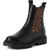 Tamaris Chelsea boots bruin / brokaat / zwart