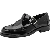 Tamaris Ballerina met riempjes zwart