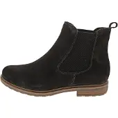 Tamaris Chelsea-laarsjes voor dames, leren enkellaarsjes 1-25056-41-347, dames, bruin