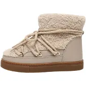 INUIKII Snowboots 'CURLY' beige / taupe
