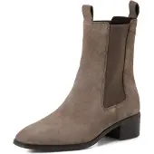 Tamaris Chelsea boots donkerbeige