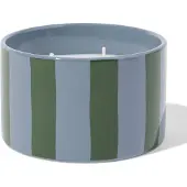 HEMA Geurkaars ⌀11x7cm keramiek sinaasappel-cederhout (groen)