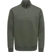 Only & Sons Sweatshirt 'ONSCeres' donkergroen