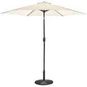 Beliani VARESE - Parasol - Lichtbeige - 270 cm - Polyester