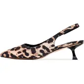 CESARE GASPARI Slingpumps ecru / sand / zwart