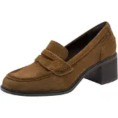 Tamaris instappers met hak cognac Maat 41