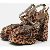 Buffalo Pumps karamel / cognac / donkerbruin