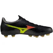 Mizuno Alpha III Select Gras Voetbalschoenen (FG) Zwart Lava Oranje