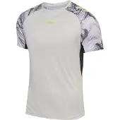 Hummel Functioneel shirt geel / grijs / wit
