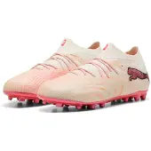 Puma FUTURE 9 ULTIMATE MG voetbalschoenen, Rood/Wit/Bruin, Maat 47