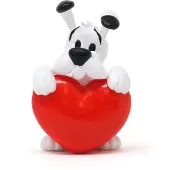 Plastoy Asterix PVC Figure Dogmatix Red Heart 4.5 cm Mini-Figuur
