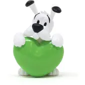 Plastoy Asterix PVC Figure Dogmatix Green Heart 4.5 cm Mini-Figuur