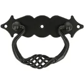 AMIG Handgreep op plaat 116x31mm zwart