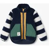 Liewood - Kid's Noam Pile Jacket - Fleecevest 128, blauw