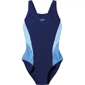 Speedo Colourblock Splice Muscleback Swimsuit