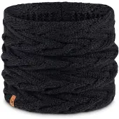 Buff - Knitted & Fleece Neckwarmer Caryn - Sjaal One Size, zwart