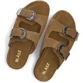 Blasz Dames Slippers Magic-97 - Camel - Maat 40