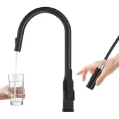 Granitan Keukenmengkraan Paso met Uittrekbare 2-in-1 Handdouche