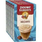 Douwe Egberts Verwenkoffie Latte Macchiato Oploskoffie - 5 x 8 zakjes